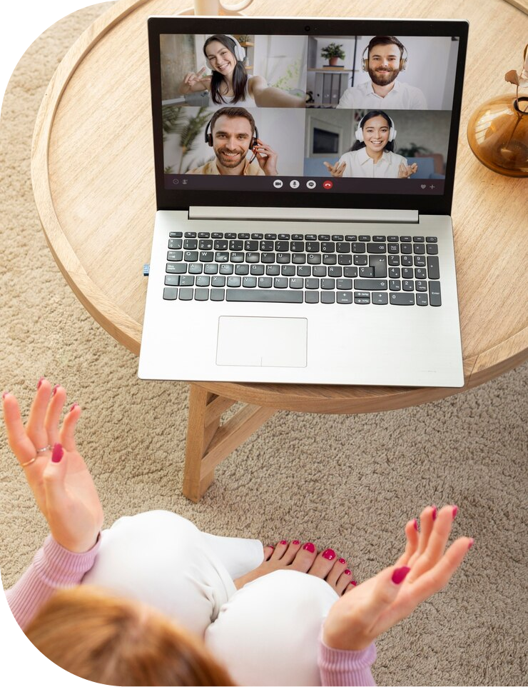 Terapia Grupal Online de adultos en espacio reconto